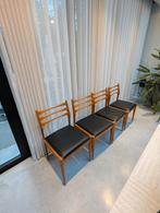 4 retro houten stoelen, Ophalen