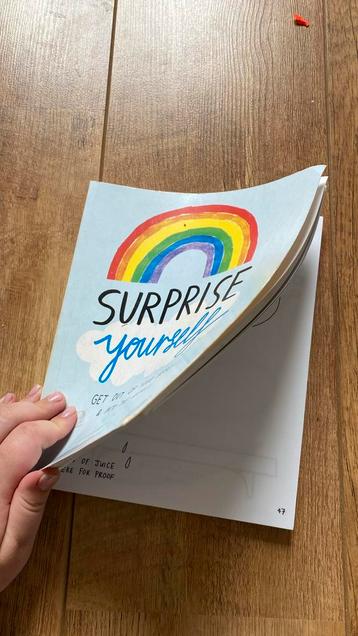 Invulboek Surprise Yourself beschikbaar voor biedingen