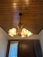 2 lusters, Maison & Meubles, Lampes | Lustres, Enlèvement, Utilisé, Koper met glas