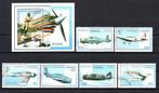 Postzegels : Themareeksen luchtvaart, Avions, Affranchi, Enlèvement ou Envoi