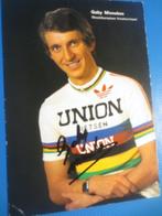 wielerkaart 1976 team union adidas gaby minneboo, Sport en Fitness, Verzenden, Zo goed als nieuw