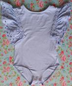 Lichtblauwe body Zara maat 128, Ophalen of Verzenden, Gebruikt, Zara, Meisje