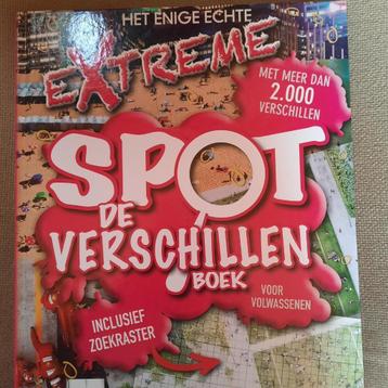 Extreme spot de verschillen boek voor volwassenen beschikbaar voor biedingen