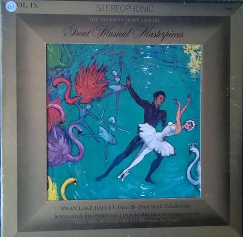 LP The American Home Library Of Great Musical Masterpieces 9, Cd's en Dvd's, Vinyl | Klassiek, Zo goed als nieuw, Classicisme