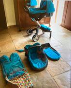 Blauwe stokke xplory kinderwagen met xtra’s, Kinderen en Baby's, Gebruikt, Combiwagen, Verstelbare duwstang, Ophalen