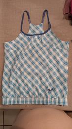 Topje Jack Wolfskin geruit maat M, Blauw, Jack Wolfskin, Zonder mouw, Gedragen