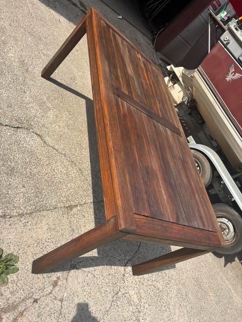 Teak tuintafel, Tuin en Terras, Tuintafels, Gebruikt, Rechthoekig, Teakhout, Ophalen