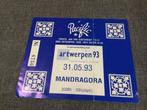 Vintage Concert Ticket Mandragora