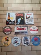 Lot bier reclamebordjes, Ophalen of Verzenden, Zo goed als nieuw