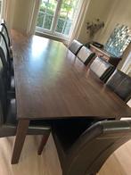 Prachtige grote tafel met 8 stoelen. Op te halen te Kontich, Huis en Inrichting, Complete eetkamers, Zo goed als nieuw, Ophalen