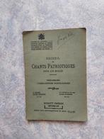 België Belgique Zang Chanson Lied School Ministerie Muziek, Livres, Musique, Enlèvement ou Envoi, Utilisé, Général