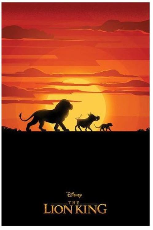 Lion King Maxi Poster - Disney, Enfants & Bébés, Chambre d'enfant | Aménagement & Décoration, Neuf, Enlèvement ou Envoi