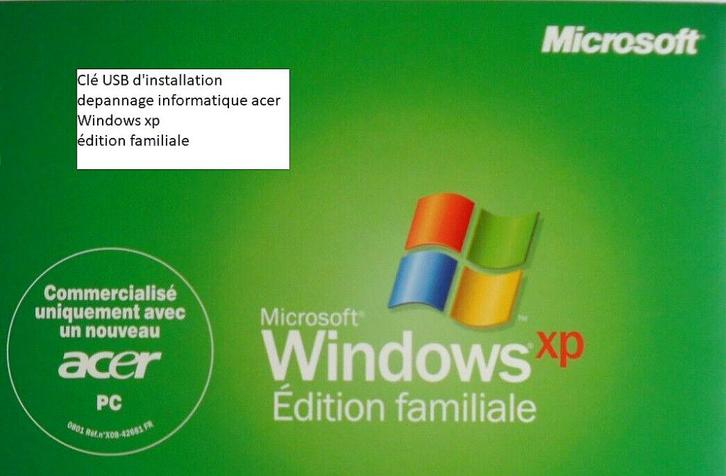 Clé USB d'installation depannage informatique, Informatique & Logiciels, Logiciel d'Édition, Neuf, Windows, Enlèvement ou Envoi