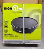 Nieuwe crêpemaker HighOne - Pannekoekenmaker, Elektronische apparatuur, Kookplaten, Ophalen of Verzenden, Nieuw, Vrijstaand, Elektrisch