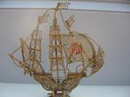 Caravelle Christophe Colomb en cuivre très fin et ciselé., Antiquités & Art, Enlèvement ou Envoi, Cuivre