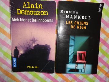 2 pocket Policier 1A.Demouzon&H.Mankell beschikbaar voor biedingen