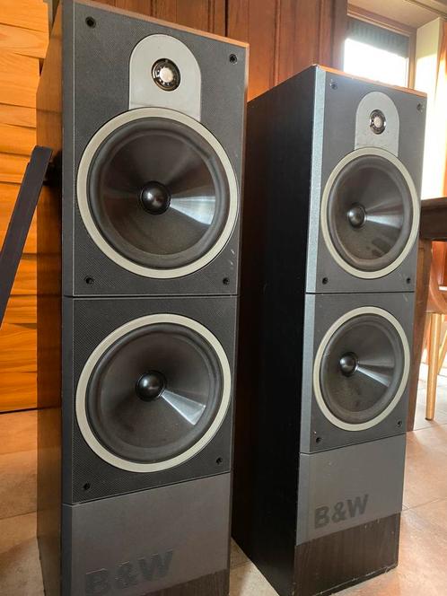 2 luidsprekers B&W DM630, Audio, Tv en Foto, Luidsprekerboxen, Gebruikt, Front, Rear of Stereo speakers, Bowers & Wilkins (B&W)