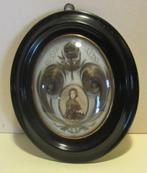 Antieke haarkader, haarwerk, foto memento mori /356, Verzenden