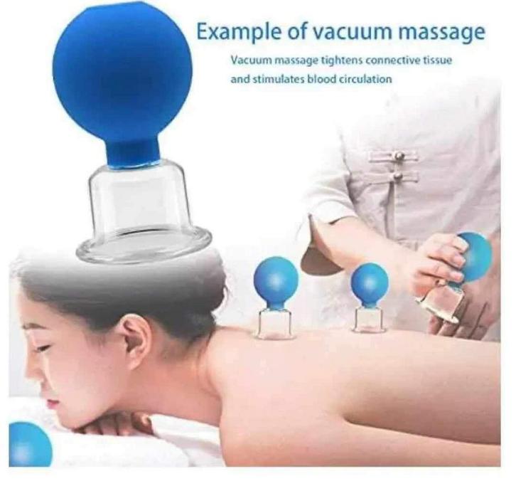 Lot de 4 ventouses en verre boule aspiration pour cicatrices, Sport en Fitness, Gezondheidsproducten en Wellness, Nieuw, Ophalen of Verzenden