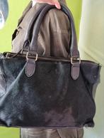 Cowboysbag zwart leren tas, Ophalen of Verzenden, Gebruikt, Zwart