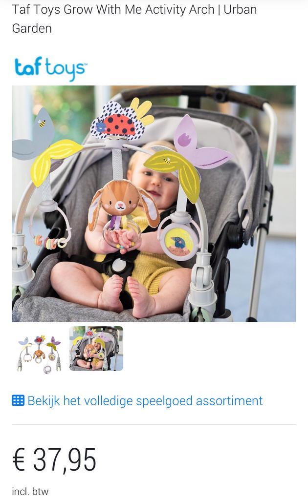 Speelboog voor de maxi-cosi of wipper, Kinderen en Baby's, Speelgoed | Babyspeelgoed, Zo goed als nieuw, Babygym, Ophalen