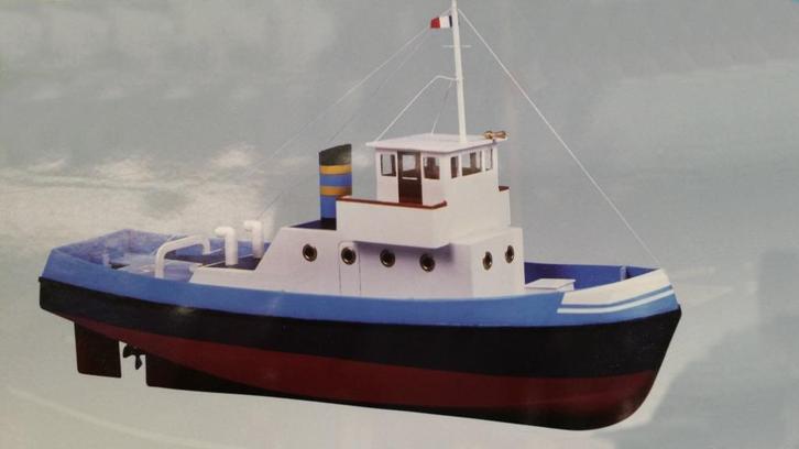 Bouwplan haven Sleepboot schaal 1:40, Hobby en Vrije tijd, Modelbouw | Boten en Schepen, Nieuw, Verzenden