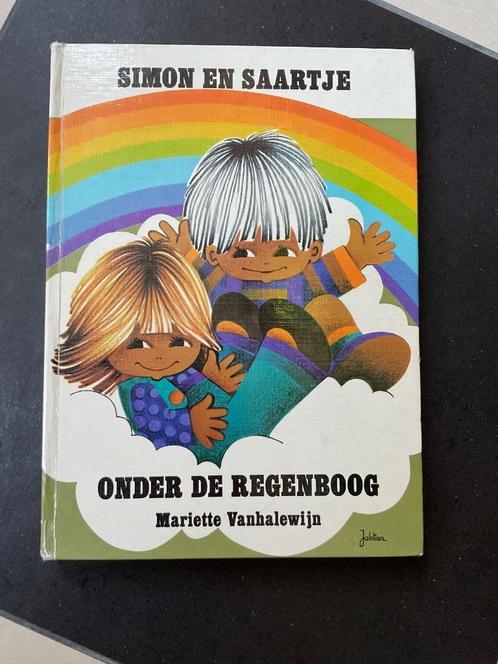 Vintage Boek Mariette Vanhalewijn Simon & Saartje onder de r, Livres, Livres pour enfants | Jeunesse | Moins de 10 ans, Utilisé