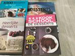 Set van 4 kookboeken Desserts en gebak, Livres, Livres de cuisine, Comme neuf, Enlèvement ou Envoi