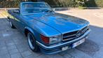 Belgische Mercedes 280SL R107 diamantblauw hardtop, Auto's, Mercedes-Benz, Automaat, Achterwielaandrijving, Cabriolet, Blauw