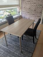 IKEA Tafel (150x75) + 2 Leen Bakker Stoelen. Complete Set, Huis en Inrichting, Ophalen, 100 tot 150 cm, 50 tot 100 cm, Zo goed als nieuw
