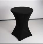 Tafelrok zwart stretch 4 stuks, Ophalen