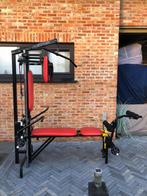 Fitnissbank + gewichten, Enlèvement, Comme neuf