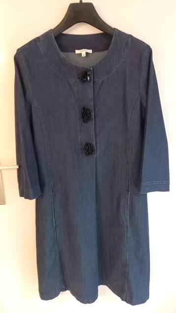 Zéér mooie jurk in tencel, jeanslook maat 38 beschikbaar voor biedingen
