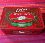 Boîte métallique Lotus vintage, Verzamelen, Ophalen of Verzenden, Koek(jes)