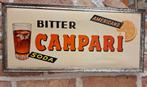 Plaque publicitaire de 1965 pour Bitter Campari soda, Enlèvement ou Envoi, Utilisé, Panneau publicitaire