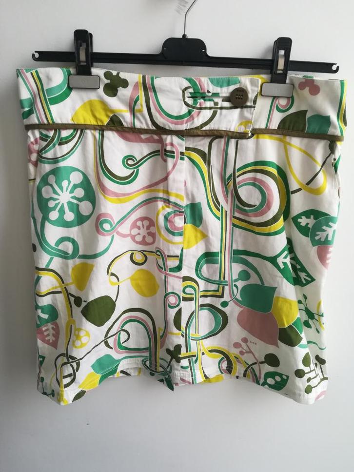 Retro rok van Skunkfunk - Maat XL, Kleding | Dames, Rokken, Gedragen, Maat 46/48 (XL) of groter, Wit, Boven de knie, Ophalen of Verzenden