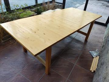 table en bois 2m20 à 1m