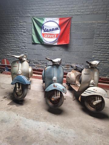 3 Vespas Sprint Veloce te restaureren (zonder papieren) beschikbaar voor biedingen