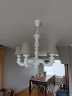 5 armige Luster, Huis en Inrichting, Lampen | Kroonluchters, Ophalen, Zo goed als nieuw, Hout