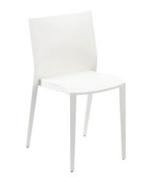 2 Slick Slick Starck ivoorkleurige stoelen, Gebruikt