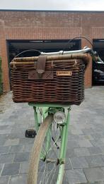 Fietsmand Basil voor Voordrager in rotan met handgrepen, Fietsen en Brommers, Ophalen, Zo goed als nieuw, Fietsmand