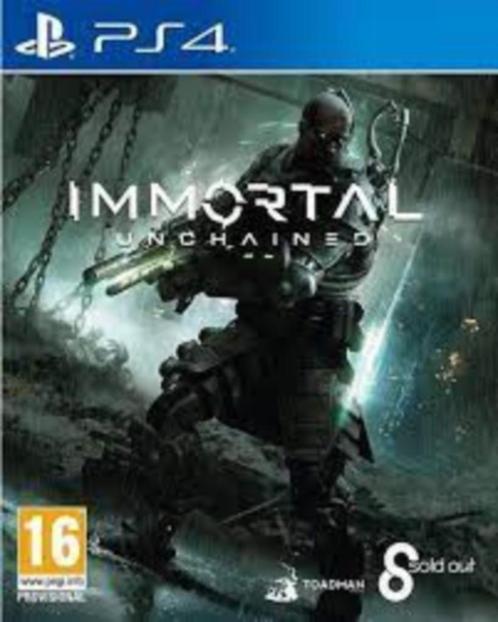 Onsterfelijke Unchained PS4-game., Games en Spelcomputers, Games | Sony PlayStation 4, Zo goed als nieuw, Overige genres, 1 speler