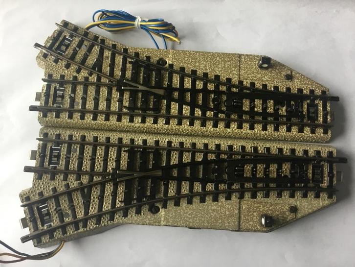 * Marklin wisselpaar 5202, Hobby en Vrije tijd, Modeltreinen | H0, Gebruikt, Rails, Wisselstroom, Märklin, Ophalen of Verzenden