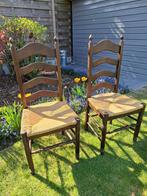 6 klassieke stoelen met zeegras zitting, Ophalen, Gebruikt, Bruin, Klassiek