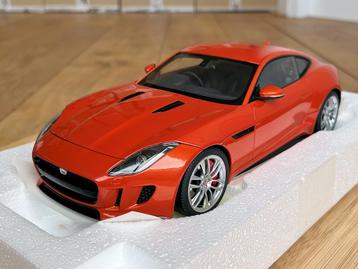 SUPERDEAL Jaguar F-type R Coupé oranje AutoArt 1:18 nieuw beschikbaar voor biedingen
