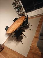 Eiken eettafel + 4 stoelen, Huis en Inrichting, Ophalen of Verzenden