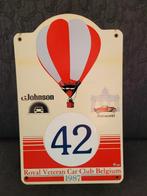 Rallyplaat van de Royal Veteran Car Club België 1987, Ophalen of Verzenden, Gebruikt, Reclamebord