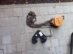 Takel 1 ton met poutrelklem, Ophalen of Verzenden, Gebruikt, Handmatig