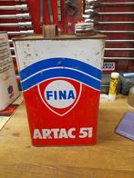 oude Fina Artac 51 lege oliekan van 5 liter, Verzamelen, Merken en Reclamevoorwerpen, Verzenden, Gebruikt, Overige typen