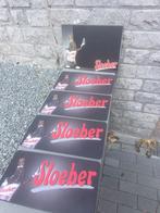 Karton krijtbord en 4 biermatjes " Sloeber ", Antiek en Kunst, Ophalen
